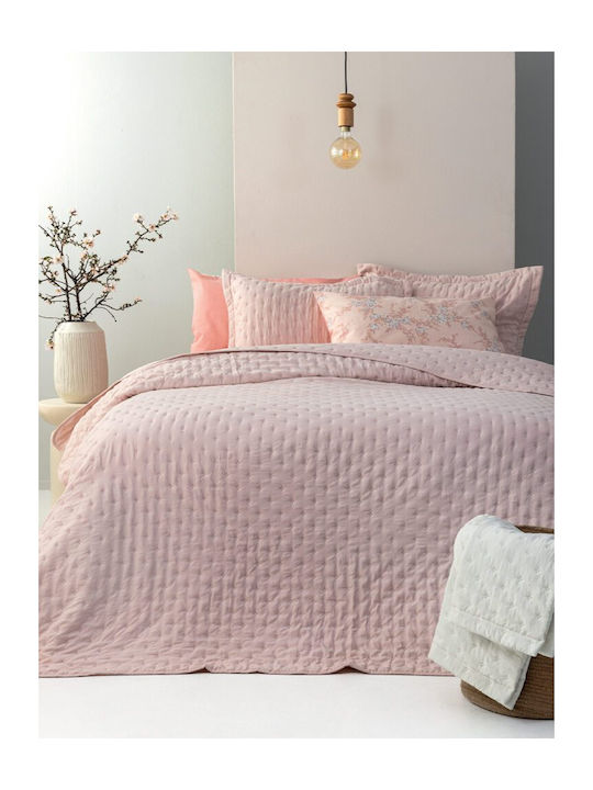 Palamaiki Nico Κουβερλί Μονό Microfiber Pink 160x240cm