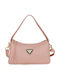 Nude Handmade Margaret Series Leather Women's Shoulder Crossbody Bag Pink
