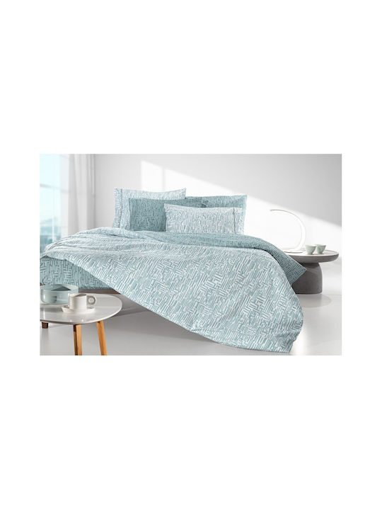 Guy Laroche Sheet Sets Queen with Elastic 170x200+32cm. Cuba Cement 4pcs
