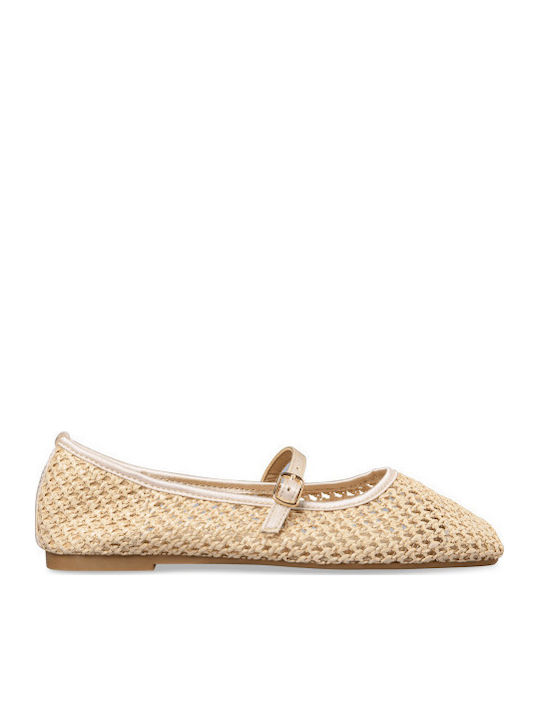 Envie Shoes Γυναικείες Μπαλαρίνες σε Μπεζ Χρώμα