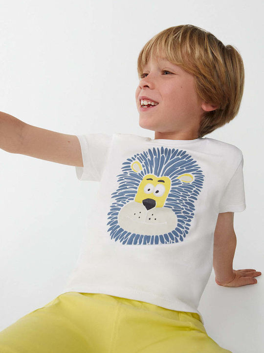 Street Monkey Set Pentru Copii Cu Pantaloni Scurți Blanco 2 Bucăți Street Monkey Set Pentru Copii Cu Pantaloni Scurți Blanco 2 Bucăți