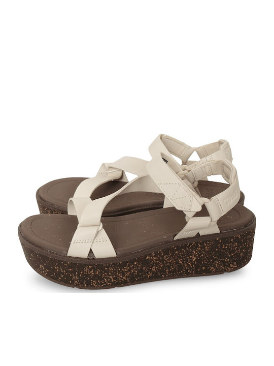 Teva Wedge Καλοκαιρινές Γυναικείες Πλατφόρμες Λ...