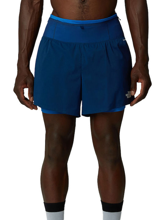 Sunriser 2 In 2 In 1 Sports Men's Shorts Navy Blue