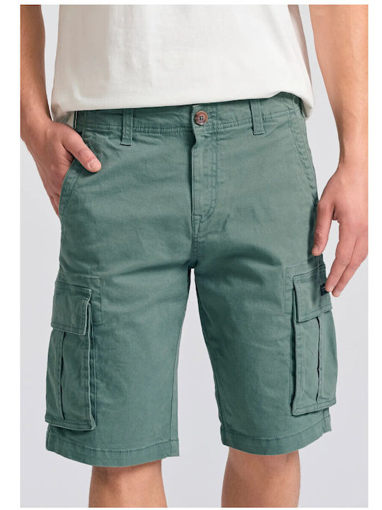 Funky Buddha Ανδρική Βερμούδα Cargo Mineral Green