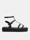 Дамски Сандали Gladiator Платформи Черни