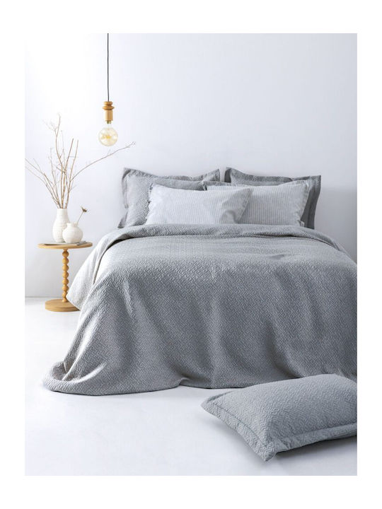 Palamaiki Zoe Pique Blanket Double 230x260cm Gray