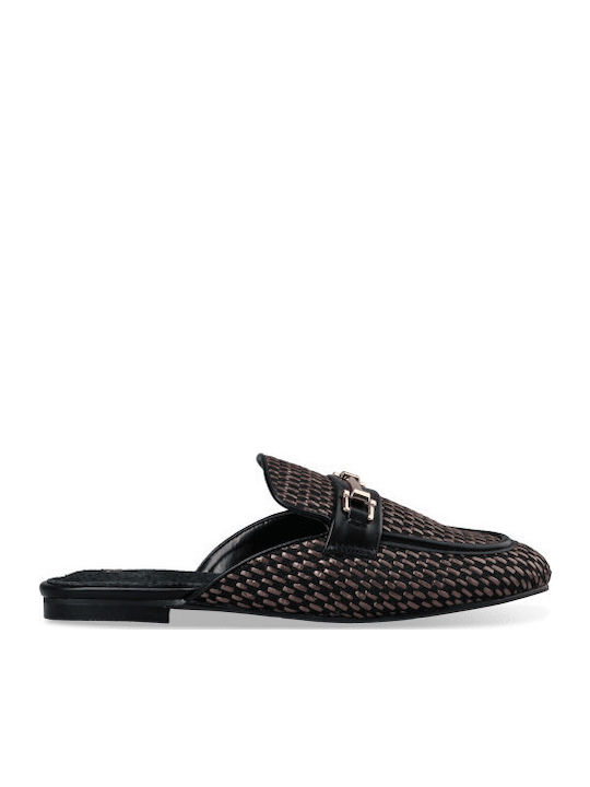 Envie Shoes Δερμάτινα Mules με Τακούνι σε Μαύρο...