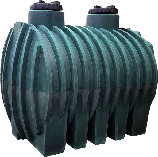 Kunststofftank S4 Unterirdisch Schwarz 5000L Mytherm