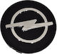 Capac central roată Opel cromat negru 58mm 56mm interior 1 buc