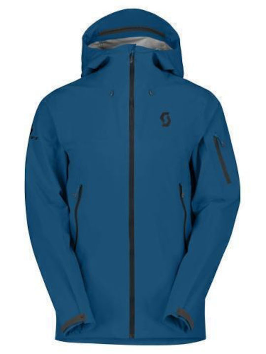 Scott 421546SCT_SLD_BLUE Ανδρικό Μπουφάν για Σκι & Snowboard Μπλε
