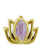 Crazy Needles Purple Gold Plated Piercing Earring