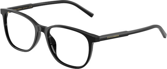 Dolce Gabbana Dg3426 501 Women's Eyeglass Frames Plastic Black 53 Mm