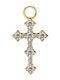 Crazy Needles Metallisch Anhänger-Motiv für Schmuck in Form Kreuz