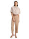 Pant Дамско Текстил Панталон Light Beige