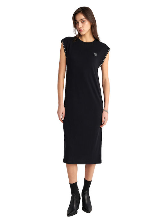 Staff Tonia Sommer Midi Damenkleid Schwarz