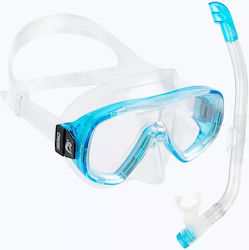 Cressi Ondina Jr Kids Snorkeling Set + Top Clear Aquamarine Cressi Ondina Jr Kids Snorkeling Set + Top Clear Aquamarine