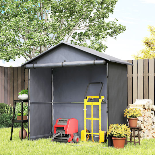 Metallische Gartenhaus Galvanisiert M2xP1.12xH1.96m