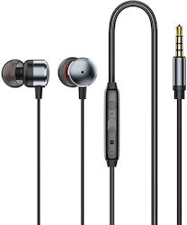 Recci REP-L37 In-ear Handsfree Ακουστικά με Βύσμα 3.5mm Ασημί