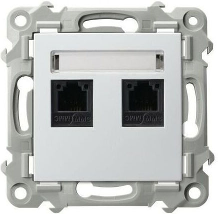 Szafir Telefonbuchse Doppel Unverzichtbar Weiß Gpt-2zn M 00