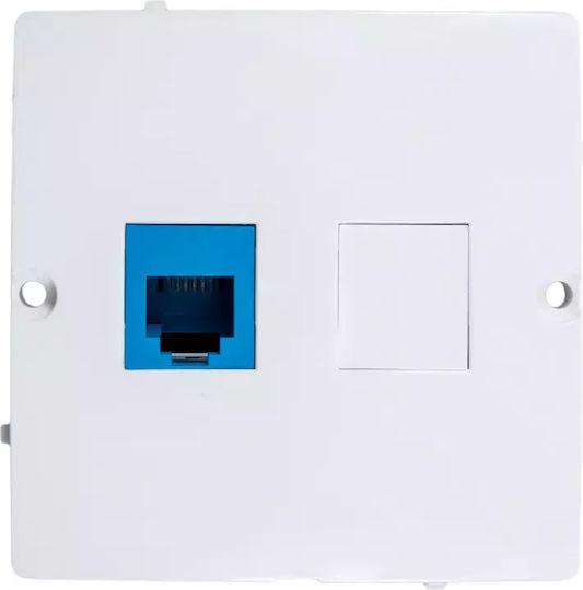 Kontakt-simon Telephone Socket Simon Basic Single Rj12 White Bmt1.02/11