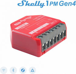 Shelly Интелигентен Превключвател 1PM Gen4 Wi-Fi Bluetooth ZigBee & RF 16A С Неутрален Shelly Интелигентен Превключвател 1PM Gen4 Wi-Fi Bluetooth ZigBee & RF 16A С Неутрален