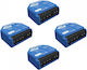 Shelly 1 Gen3 X4 Smart Switch 1 Καναλιού Wi-Fi, Bluetooth & RF 10A 4τμχ