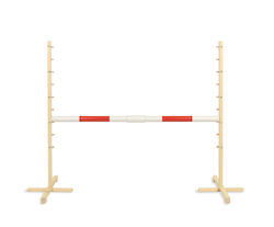 Jumping Obstacle Hobby Horse 160cm H-120 Cm Red Bar