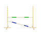 Jumping Obstacle Hobby Horse 160cm H-120 Cm Two Bars Green Blue