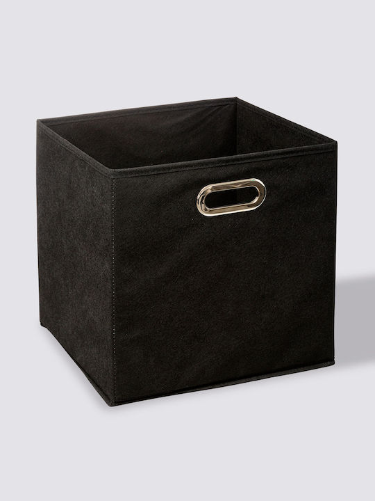 5Five Υφασμάτινο Κουτί Αποθήκευσης Μαύρο 31x31x31cm