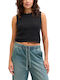 Women's Cotton Sleeveless Top Black