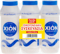 CHion Salt Plastic Bottle 3x400g Family Pack