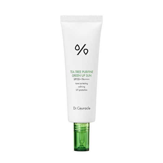 Dr. Ceuracle Tea Tree Purifine Green Up Cremă Cu Protecție Solară Pentru Față SPF50 50ml
