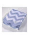 Down Town Home Blanket Nursery Swaddling Blankets Cotton Blue 75x105cm