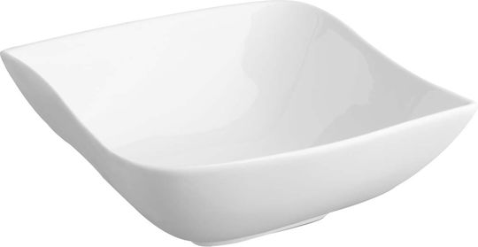 Porcelain Salad Bowl White 23x22x9cm