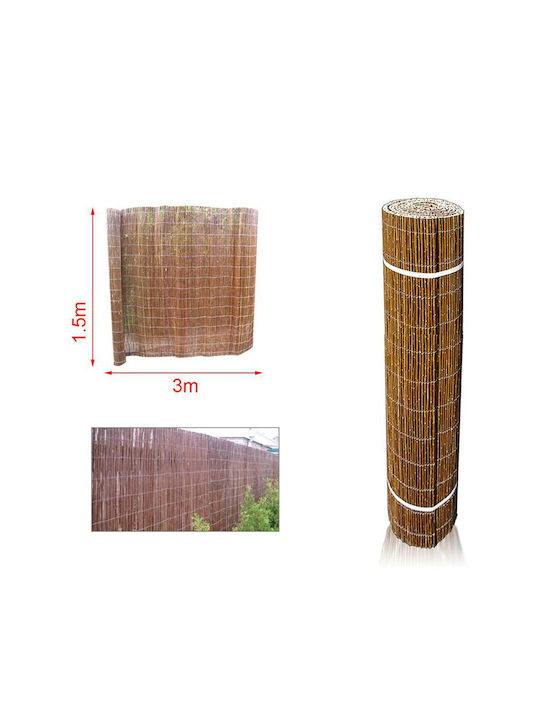Καλαμωτή Ξύλινη με Ολόκληρο Ξύλο 1.5x3m GED-482439-2