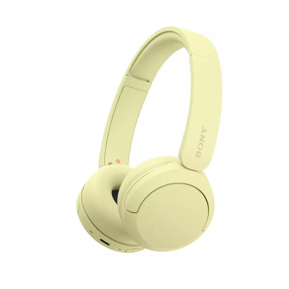 Sony WH-CH520 Ασύρματα / Ενσύρματα On Ear Ακουστικά με 50 ώρες Λειτουργίας και Quick Charge Κίτρινα (SONY-WHCH520-YLW)
