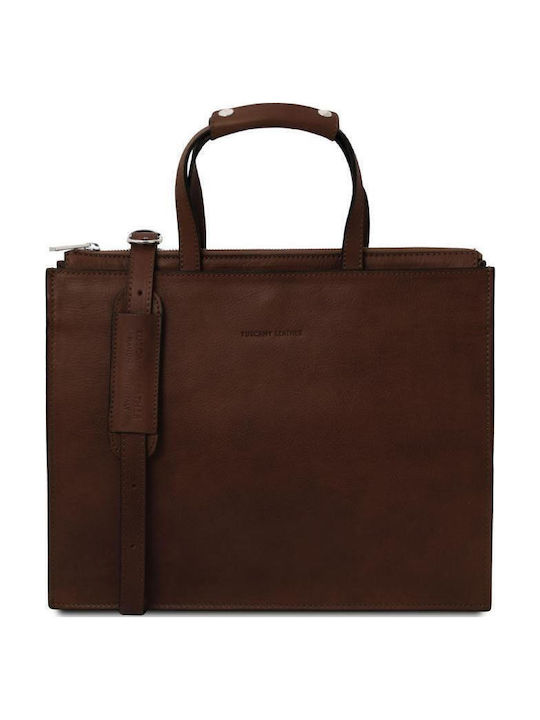 Tuscany Leather Leder Damen Geldbörse Dunkelbraun