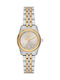 Michael Kors Lexington Damen Uhr Chronograph mit Silber Metallarmband