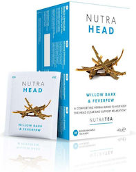 Nutra Tea Head Willow Bark & Feverfew Stress & Tension Management Herbal Infusion 40g 20 Sachets Nutra Tea Head Willow Bark & Feverfew Stress & Tension Management Herbal Infusion 40g 20 Sachets