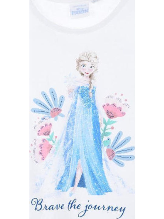 Kids Short-Sleeved White Blouse Brave The Journey