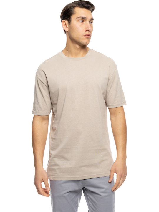 Smart Fashion Short Sleeve Beige Blouse