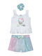 Kids' Set with Shorts Summer 2pcs White