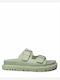 Jade Women's Flat Sandals in Green Color