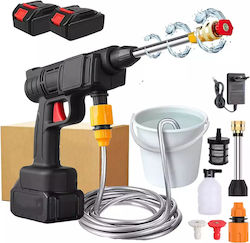 Pistol de apă fără fir cu presiune înaltă, motor de 1500W, debit de apă reglabil, 2 seturi de baterii EU, electric Pistol de apă fără fir cu presiune înaltă, motor de 1500W, debit de apă reglabil, 2 seturi de baterii EU, electric