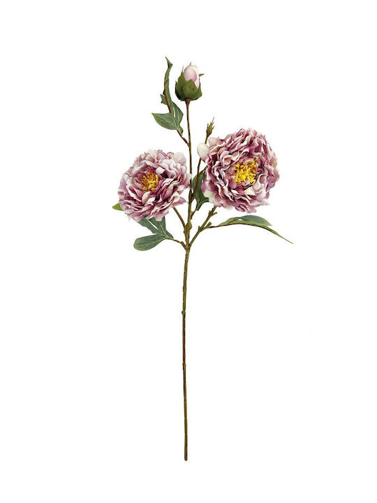 Arti Casa Dekorative Künstliche Pfingstrosenzweig Rosa 79cm