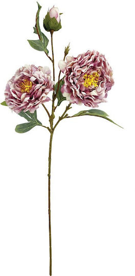 Arti Casa Dekorative Künstliche Pfingstrosenzweig Rosa 79cm