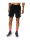 Road 2 In 1 Sports Men's Black Shorts