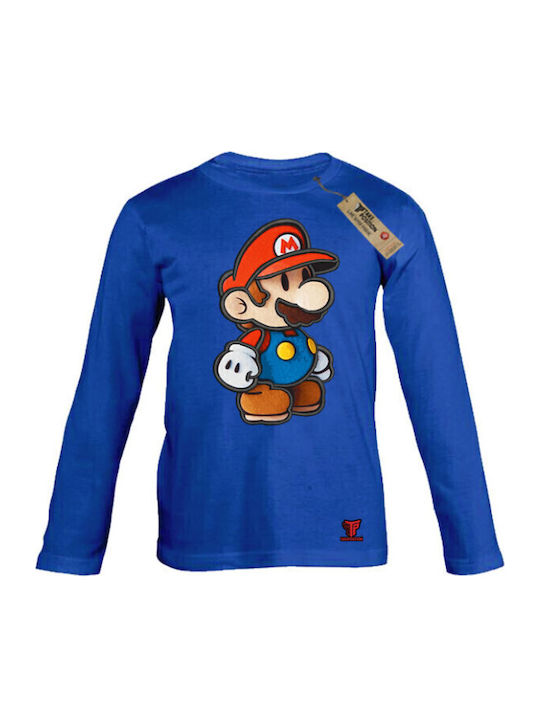Kids' Shirt Long Sleeve Royal Blue