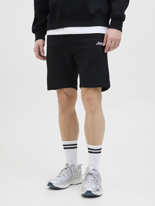 Jack & Jones Αθλητική Ανδρική Βερμούδα Μαυρο