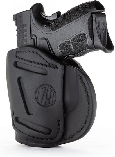 1791 Gun Leather 4-Wege IWB OWB Verdeckungsholster Glock No4 4WH-4-SBL-R Pistolenholster